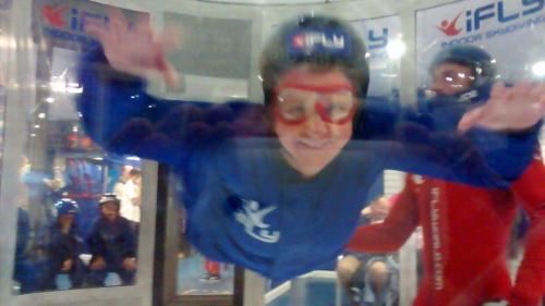 Sarah can fly!